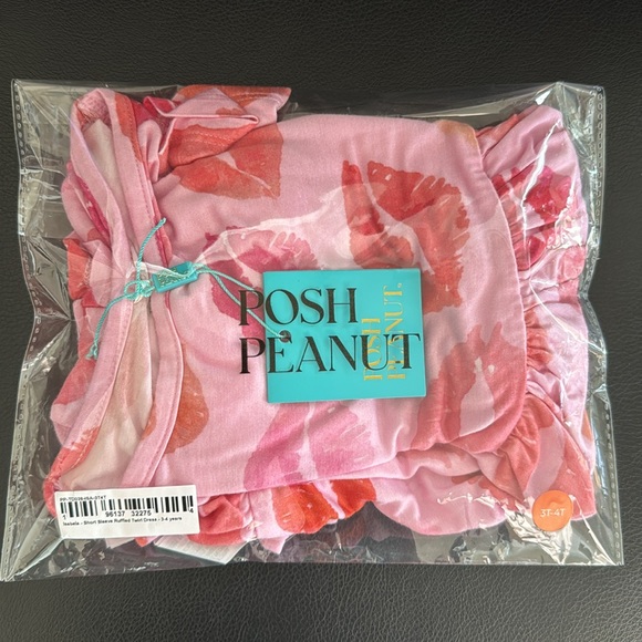 Posh Peanut Isabela Short Sleeve Ruffled Twirl Dress - Picture 14 of 14